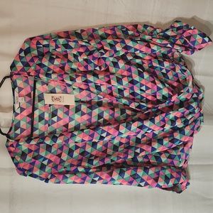 Decree Geometric Printed Top